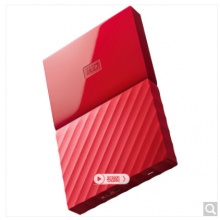 西部数据（WD）My Passport 1TB 2.5英寸 中国红 移动硬盘 WDBYNN0010BRD